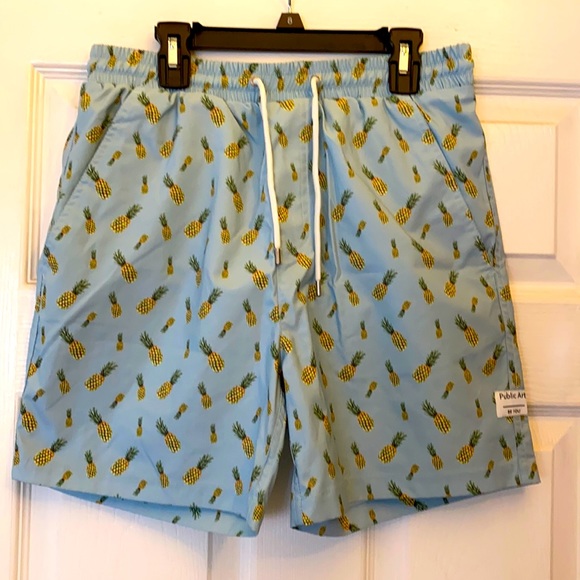 MEN’s Public Art 7” Swim Short in size Small - Picture 1 of 8